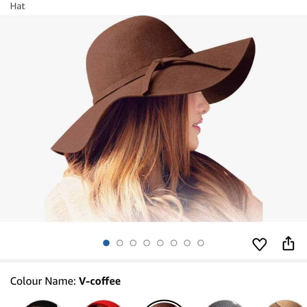 Chic Brown Wide-Brimmed Hat Accessory